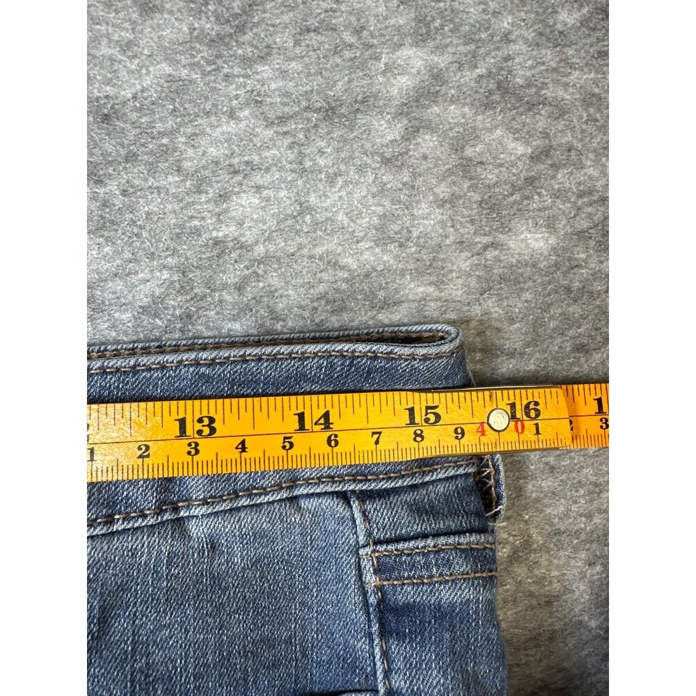 Jessica Simpson Jeans Size 8 Womens Stretch Mid-rise Blue Straight leg inseam 28 - Picture 7 of 8